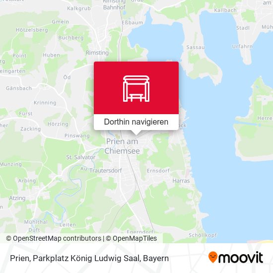 Prien, Parkplatz König Ludwig Saal Karte