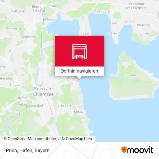 Prien, Hafen Karte