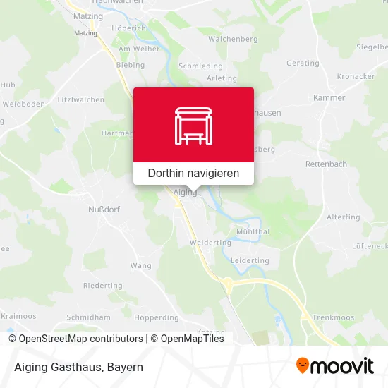 Aiging Gasthaus Karte