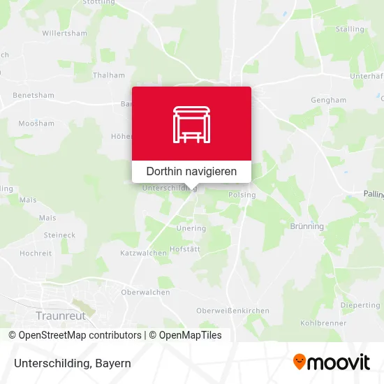 Unterschilding Karte