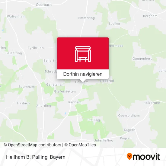 Heilham B. Palling Karte