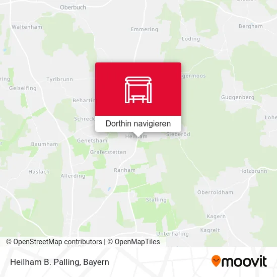 Heilham B. Palling Karte