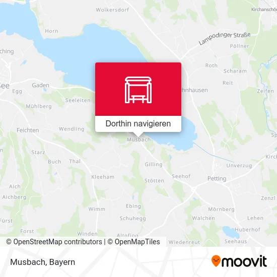 Musbach Karte