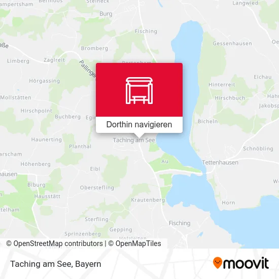 Taching am See Karte