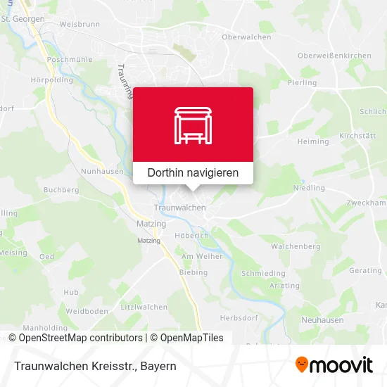 Traunwalchen Kreisstr. Karte