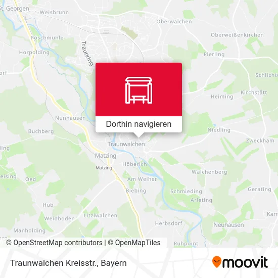 Traunwalchen Kreisstr. Karte