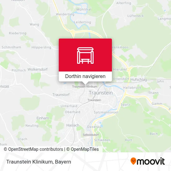 Traunstein Klinikum Karte