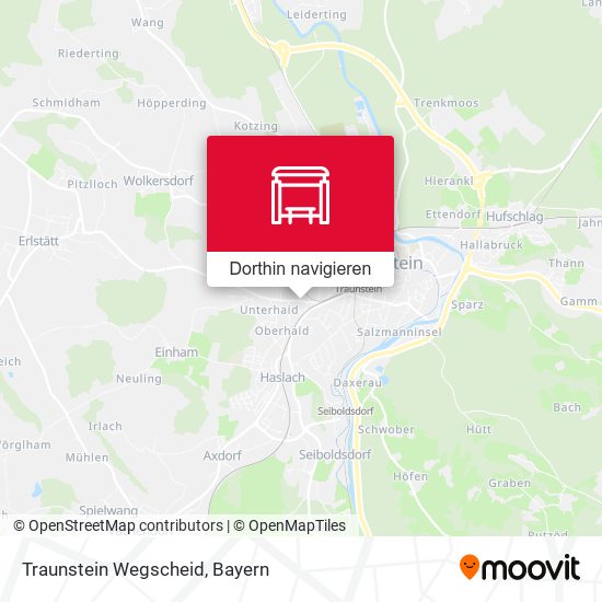 Traunstein Wegscheid Karte