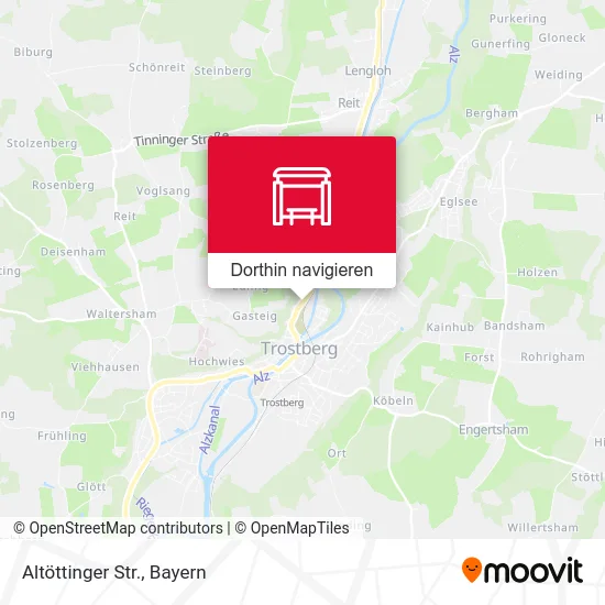 Altöttinger Str. Karte