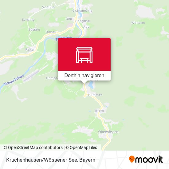 Kruchenhausen/Wössener See Karte