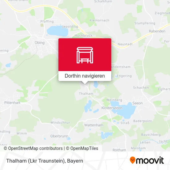 Thalham (Lkr Traunstein) Karte