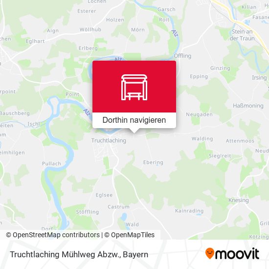 Truchtlaching Mühlweg Abzw. Karte