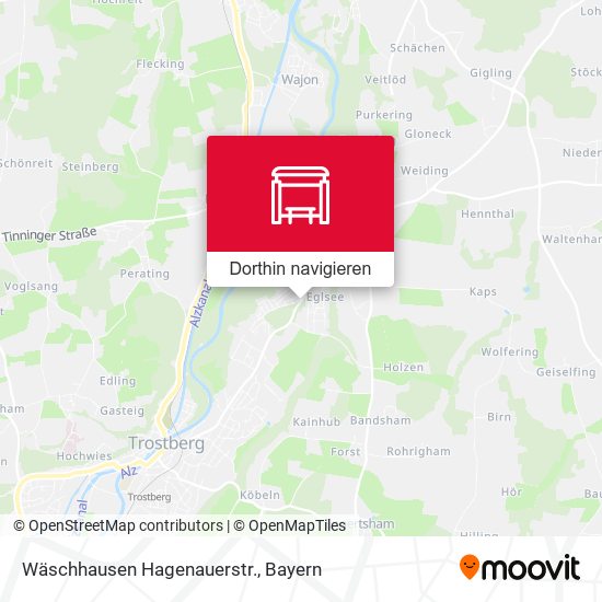 Wäschhausen Hagenauerstr. Karte