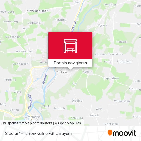 Siedler/Hilarion-Kufner-Str. Karte