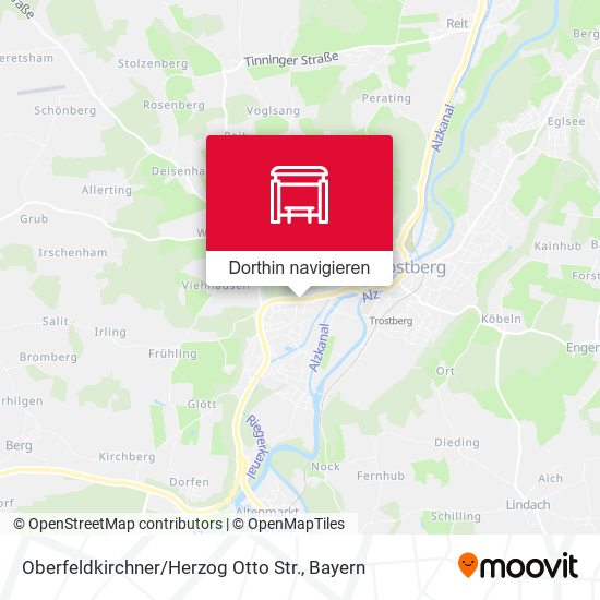 Oberfeldkirchner / Herzog Otto Str. Karte