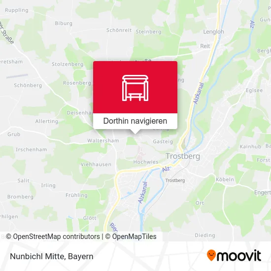 Nunbichl Mitte Karte