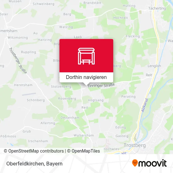 Oberfeldkirchen Karte