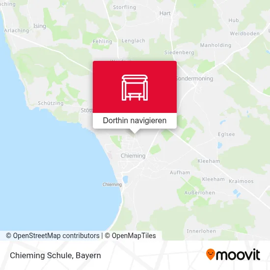 Chieming Schule Karte
