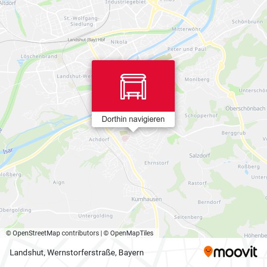 Landshut, Wernstorferstraße Karte