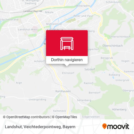 Landshut, Veichtederpointweg Karte