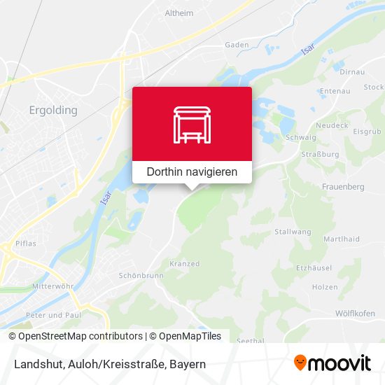 Landshut, Auloh/Kreisstraße Karte