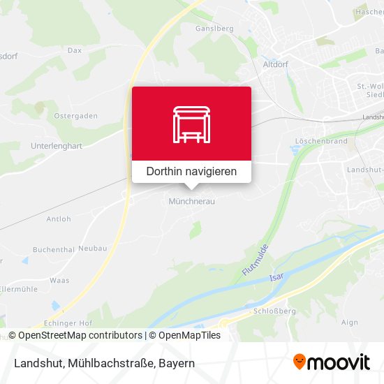 Landshut, Mühlbachstraße Karte