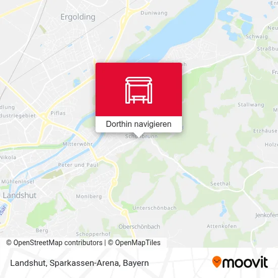 Landshut, Sparkassen-Arena Karte