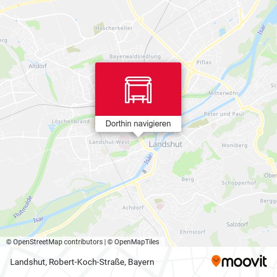 Landshut, Robert-Koch-Straße Karte