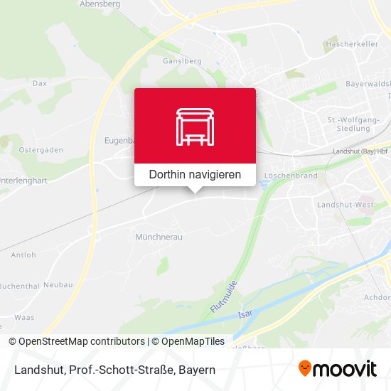 Landshut, Prof.-Schott-Straße Karte