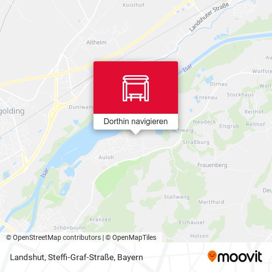 Landshut, Steffi-Graf-Straße Karte