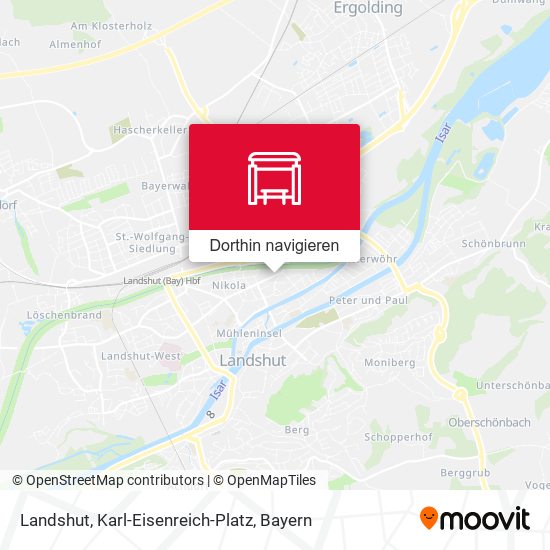 Landshut, Karl-Eisenreich-Platz Karte