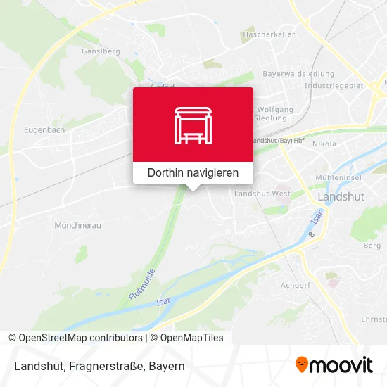 Landshut, Fragnerstraße Karte