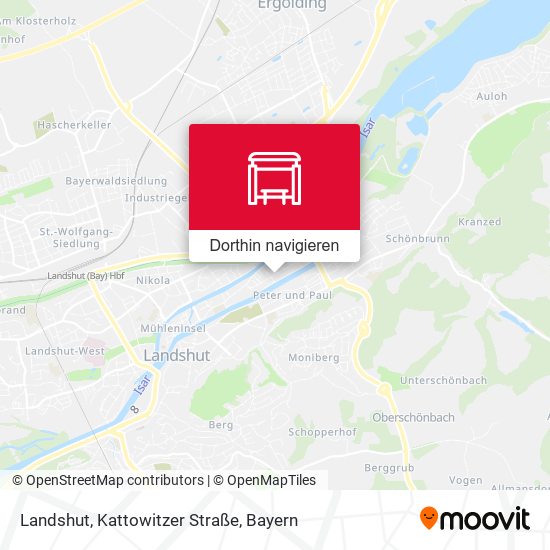 Landshut, Kattowitzer Straße Karte