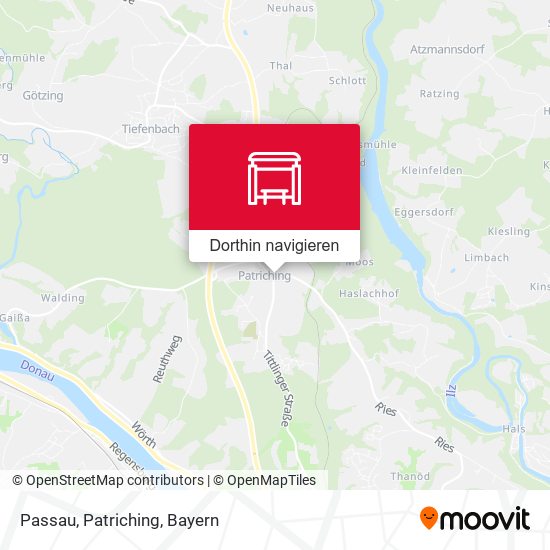 Passau, Patriching Karte