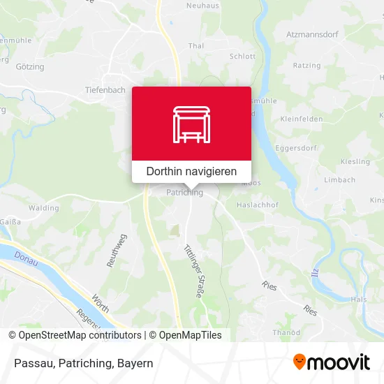 Passau, Patriching Karte