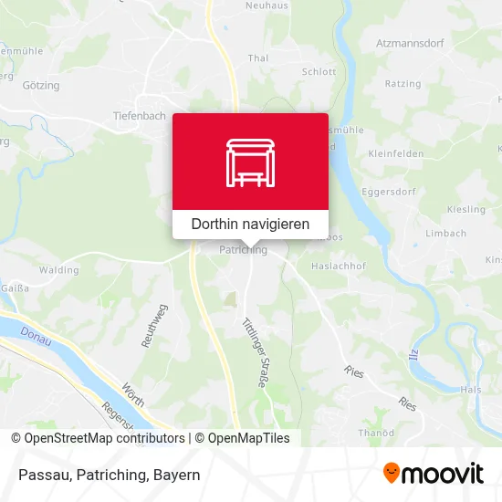Passau, Patriching Karte