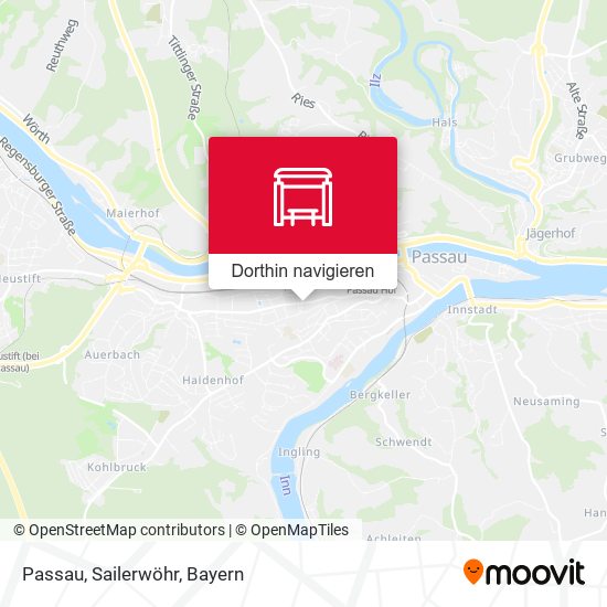 Passau, Sailerwöhr Karte