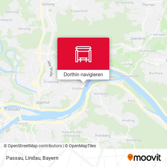 Passau, Lindau Karte