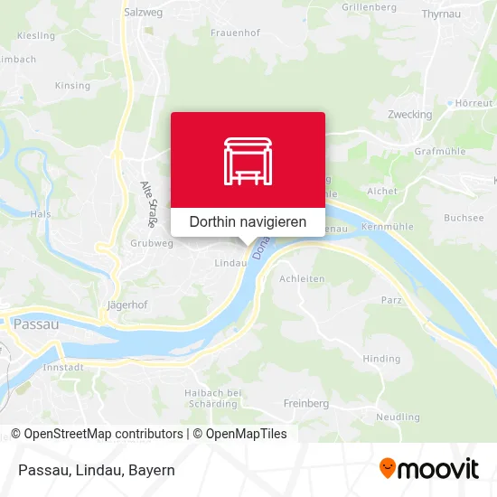 Passau, Lindau Karte