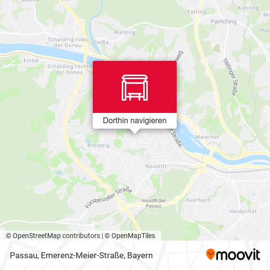 Passau, Emerenz-Meier-Straße Karte