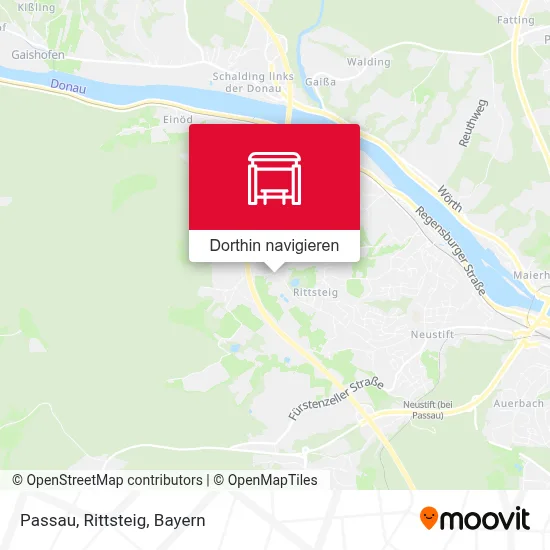 Passau, Rittsteig Karte