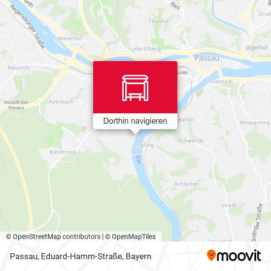 Passau, Eduard-Hamm-Straße Karte