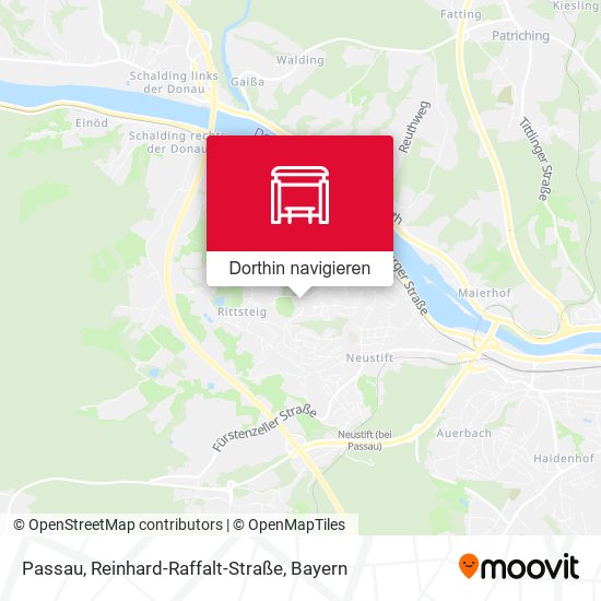 Passau, Reinhard-Raffalt-Straße Karte