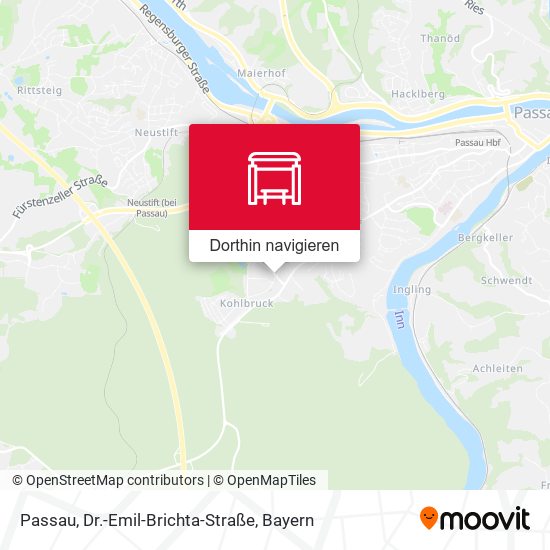 Passau, Dr.-Emil-Brichta-Straße Karte