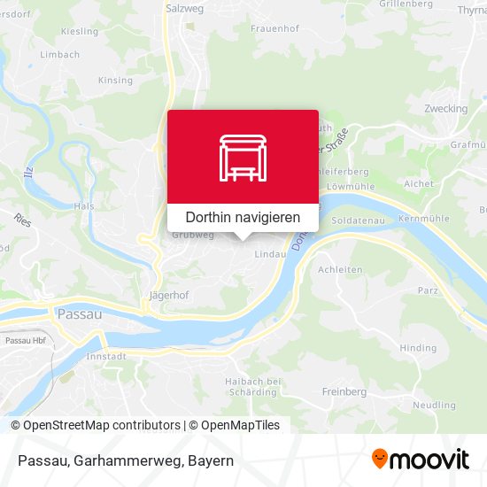 Passau, Garhammerweg Karte