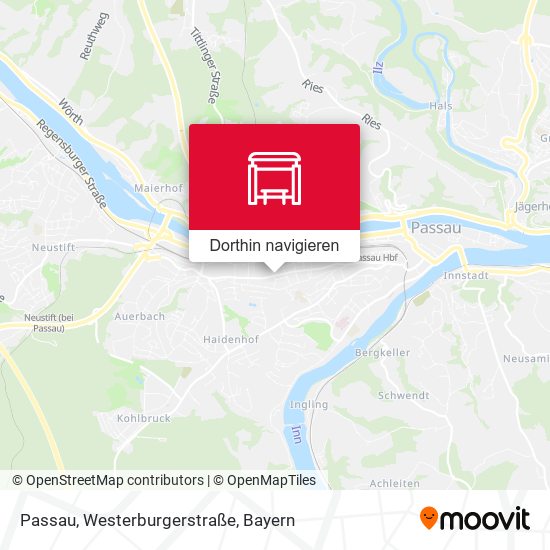 Passau, Westerburgerstraße Karte