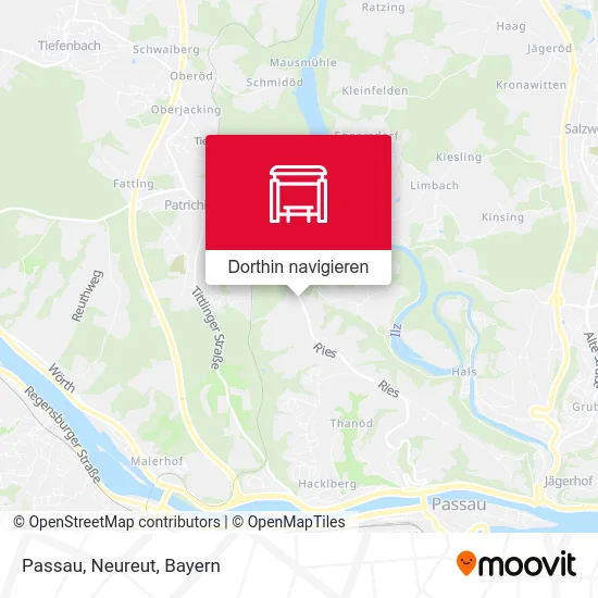 Passau, Neureut Karte