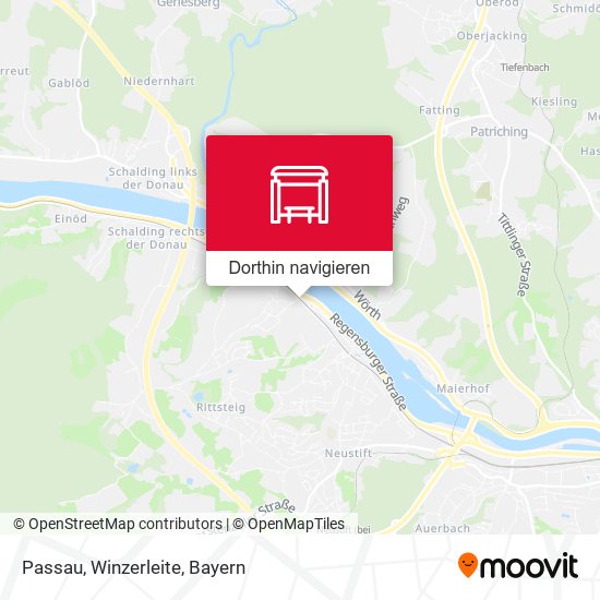 Passau, Winzerleite Karte