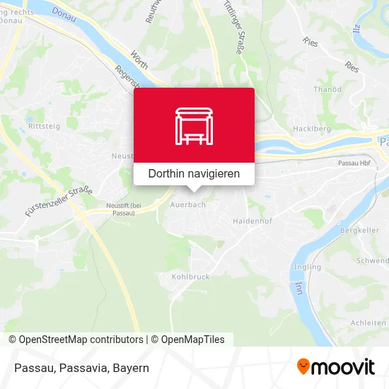 Passau, Passavia Karte