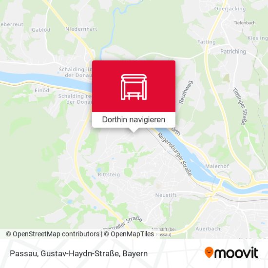 Passau, Gustav-Haydn-Straße Karte